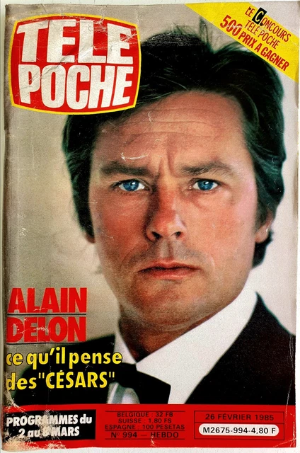 Télé Poche N° 994 Du 02/03 Au 08/03/1985 : Alain Delon / Michel Leeb [Tbe]