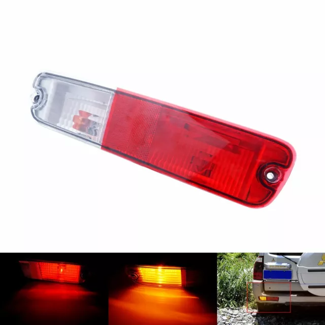 1x Left Rear Bumper Reflector Light For Mitsubishi Pajero Montero Shogun V73 V77