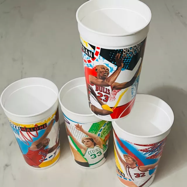 Lot 2 Mcdonald's Plastic Cups, Kids Cups, Childs Cups, Drinking Cups, Milk  Cups, Milk Glass, Drinking Glass, Ronald Mcdonald Cup, 