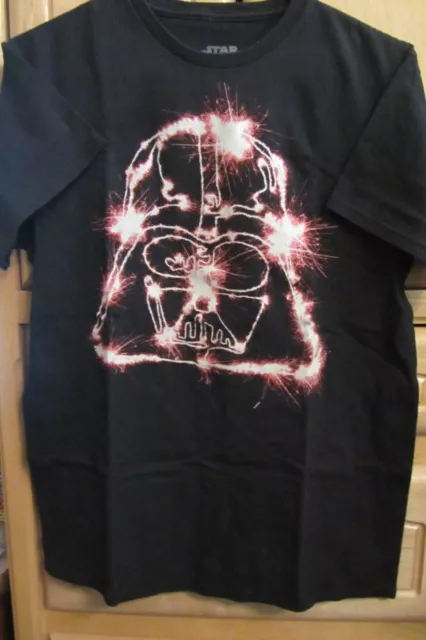 Darth Vader Star Wars Men's T Shirt Black Short Sleeve Size M EUC