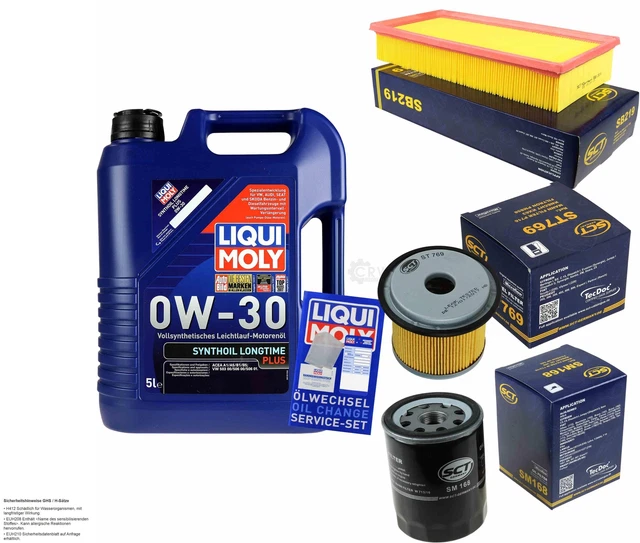 Set Ispezione 4L Olio per BMW K 1300 R S GT K1300 09-15 Filtro Olio
