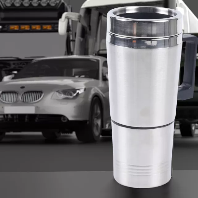 Car Heating Cup Coffee Kettle Heating Cup Travel Portable Pot Thermos Mug 12 V