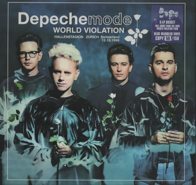 DEPECHE MODE - World Violation / Zürich 1990 + rare Box mit 3 LP`s