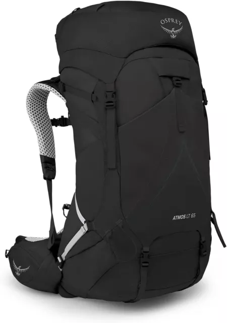 Osprey Atmos AG LT 65 Mens Backpacking Backpack Black SM