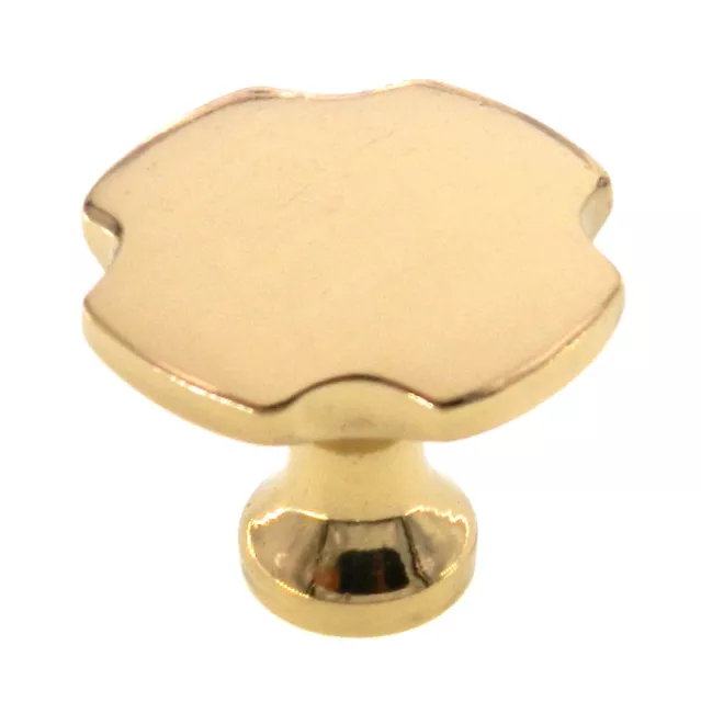 Amerock Advantage Solid Brass 1 1/4" Corner Cut Cabinet Knob Pull BP1448-3