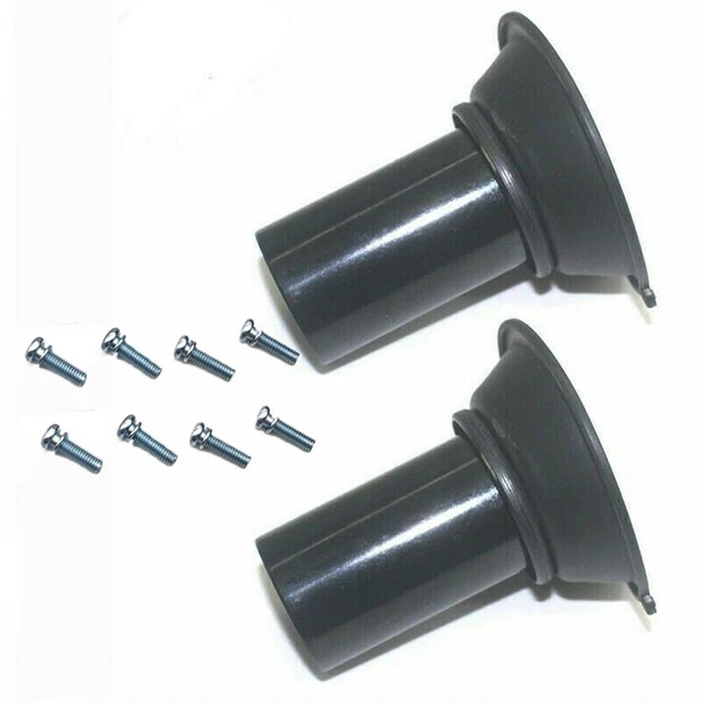 ItalyRacing Carburetor Vacuum Membrane (2x) – 16111-MM8-771 – Fits Honda VT 1100 C C2 Shadow ACE, Top Position, Black