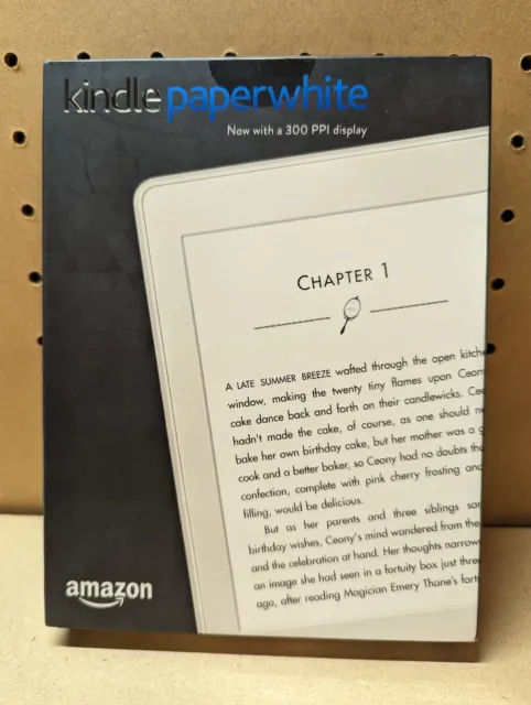 Amazon Kindle Paperwhite 3 7th Generation eReader WiFi  4GB White DP75SDI New