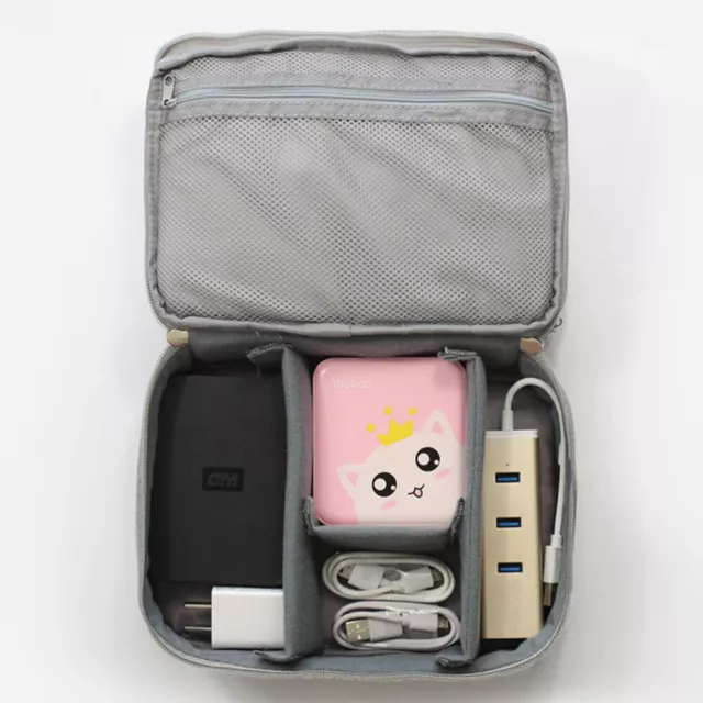 Double Layer Travel Storage Bag Kit Datenkabel U Disk Power Bank Elektronisches