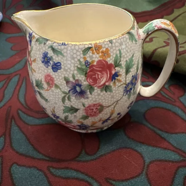 Royal Winton Grimwades Old Cottage Chintz CreamerChintz