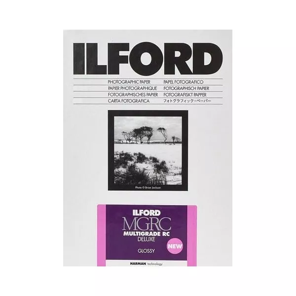 Ilford Multigrade RC Deluxe Glossy 5x7 inches Photographic Paper - 25 sheets