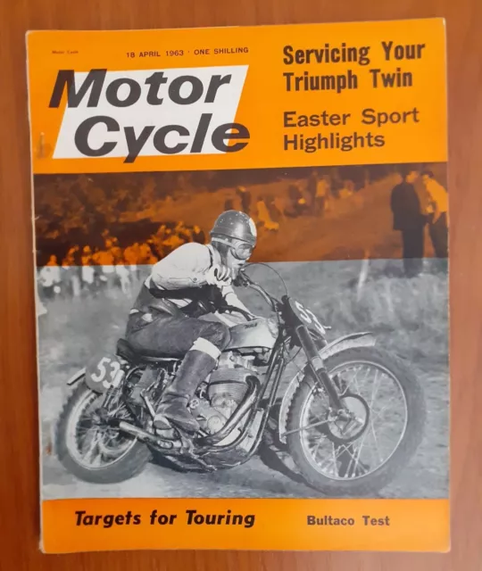 Motor Cycle magazine - 18 April 1963 – Servicing your Triumph Twin