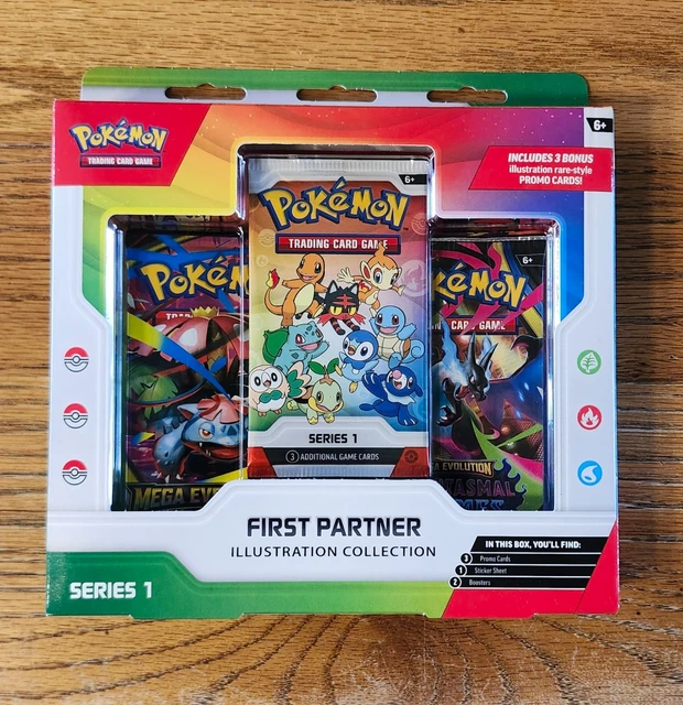 First Partner Boxes POKÉMON TCG FIRST Partner Illustration Collection Series 1 New Sealed ...