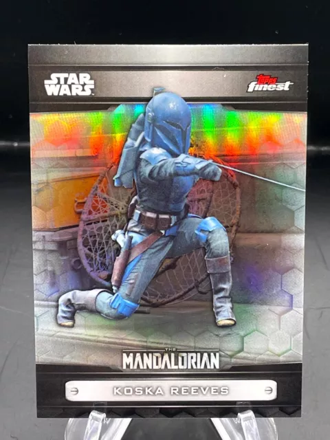 2022 Topps Star Wars Finest insert Koska Reeves MANDALORIAN MD-3 Sasha Banks