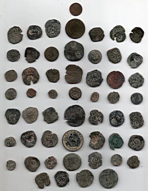 Pirate Coin Spanish Lot 55 Piezas