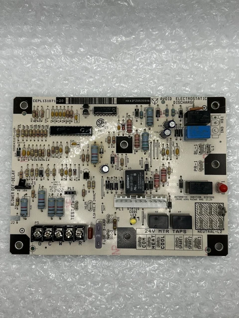 Furnace Control Circuit Board CES0110057-02 Carrier Bryant Furnace Control Circuit Board CES0110057-02 Carrier Bryant