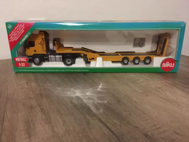 Siku Farmer 3295 Scania LKW mit Tieflader mechanisch 1:32 OVP kein Control