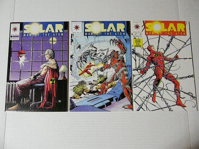 1 SOLAR MAN OF THE ATOM Lot: 5 6 7 Valiant 1992 + BONUS!
