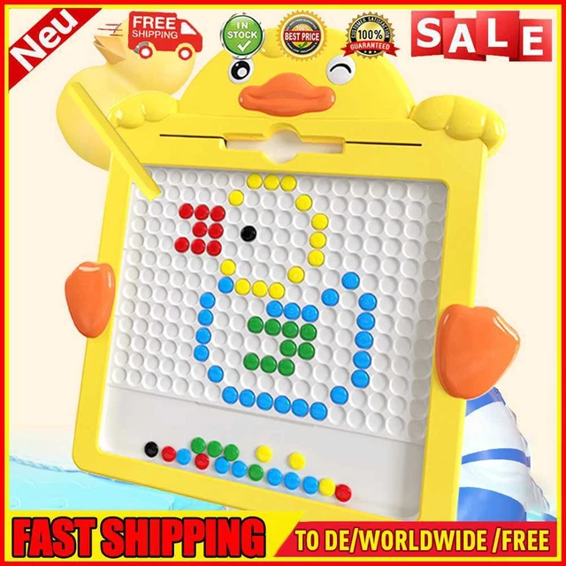 Tablero de dibujo portátil de bolas de acero diseño de dibujos animados tablero de escribir para niño pequeño