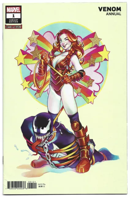 Venom Annual 2019 #1 1:25 Gonzales Variant Origin Lady Hellbender Marvel VF/NM