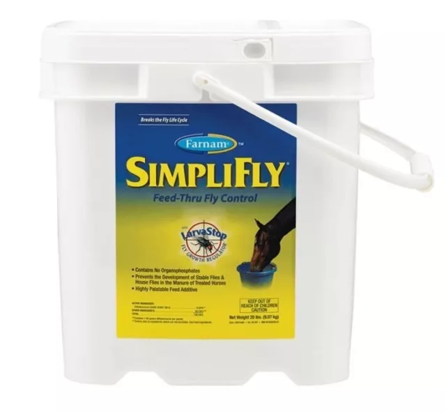 SimpliFly Feed Through Fly Control for Horses, Breaks the Fly Life Cycle