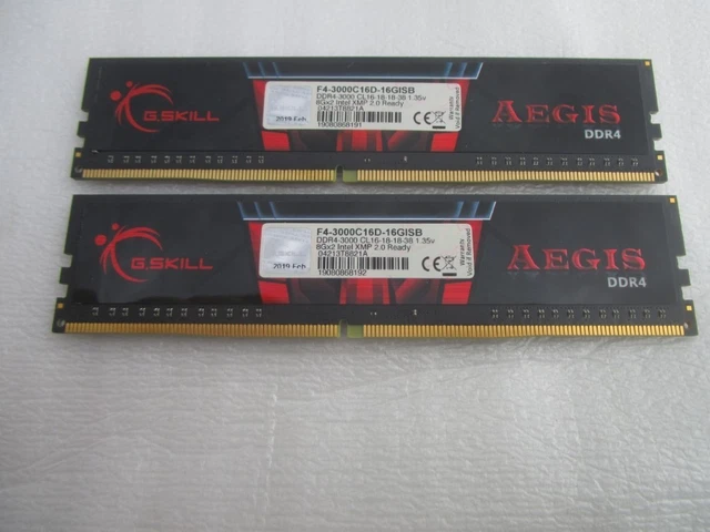 F4 3000c16d G Skill Aegis 3000 16gb AEGIS 16 GB (2x8GB) F4
