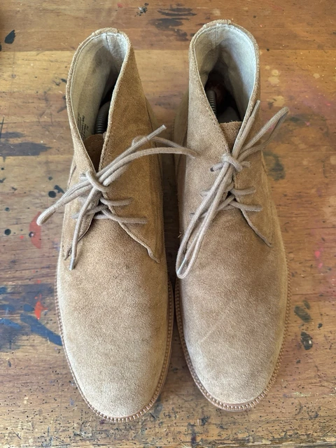 POLO RALPH LAUREN Barx Chukka Chocolate Leather Ankle‎ Boots 11571 Men Sz 9.5D Polo Ralph Lauren Barrott Leather Boat Chukka | Mercari main image 4