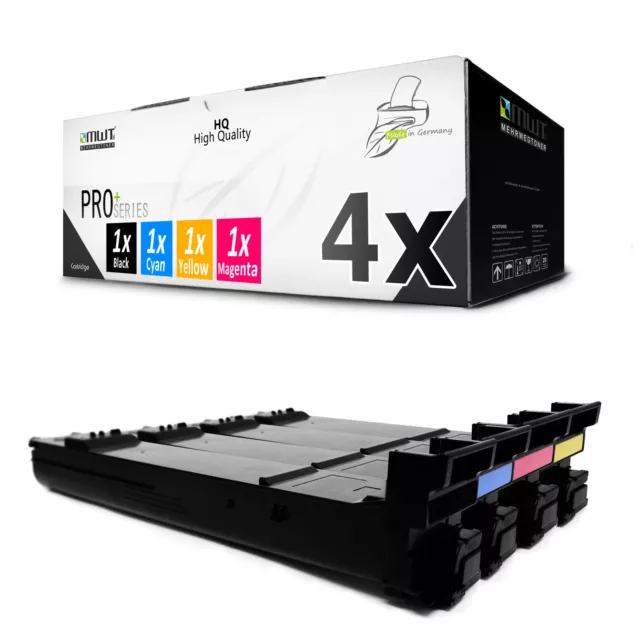 4x Toner pour Konica Minolta Bizhub C 20 P X Px TN318 A0DK153 - A0DK453 CMYK