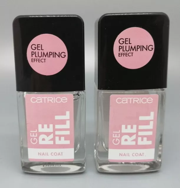 2x Catrice: Gel Refill Nail Coat - 01 Filling Station at Home 2x 10,5 ml