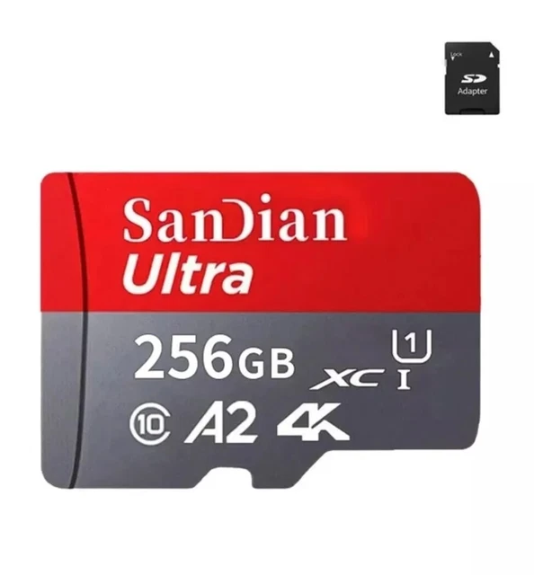 Sanddian Micro ORIGINAL SANDIAN ULTRA Card SD/TF Flash Memory Card 256 Micro SD C £6. ...