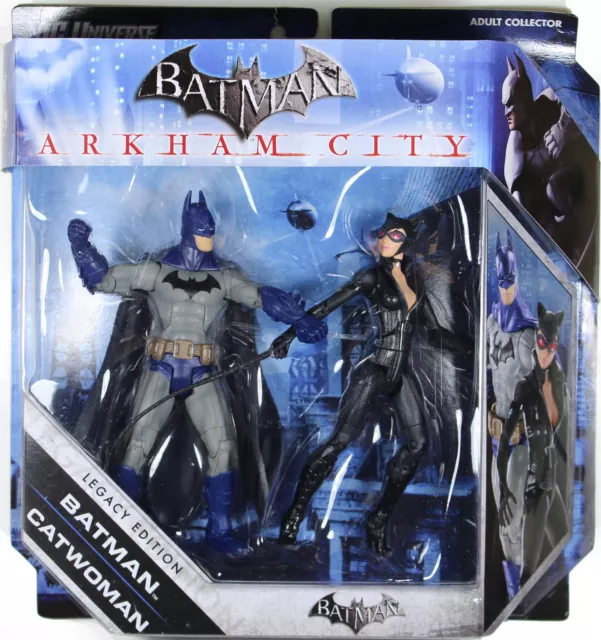 Batman Legacy - BATMAN & CATWOMAN (COLOR VERSIONS) - ARKHAM CITY / ASYLUM ORIGIN