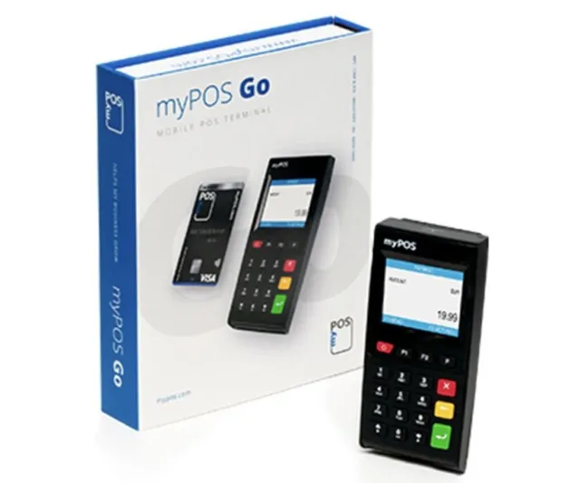 myPOS Go Macchina per carte portatile/Accetta pagamenti contactless, carte di debito, credito