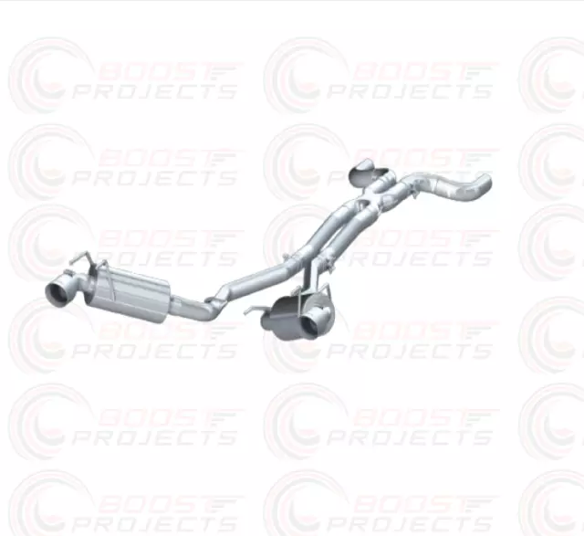 MBRP 2,5' Cat Back Dual Exit T304 Stainless Steel For 10-15 Chevrolet Camaro 3.6