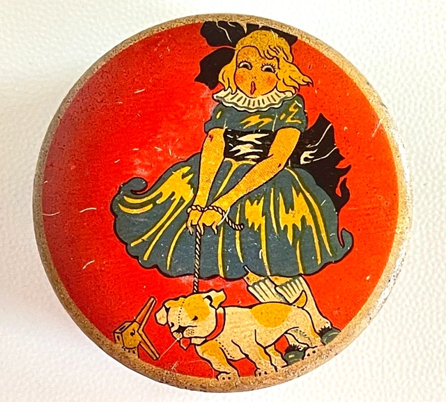 Jouet Ancien – Petite Loterie Tôle Lithographiée – Tirelire Rare 11,5 Cm