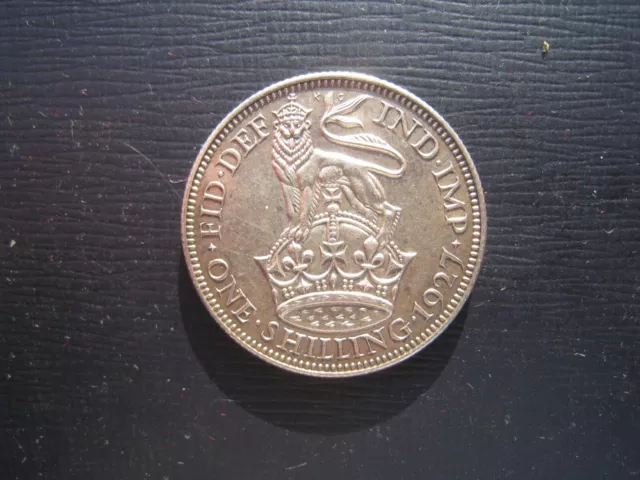 George V Proof Shilling 1927.