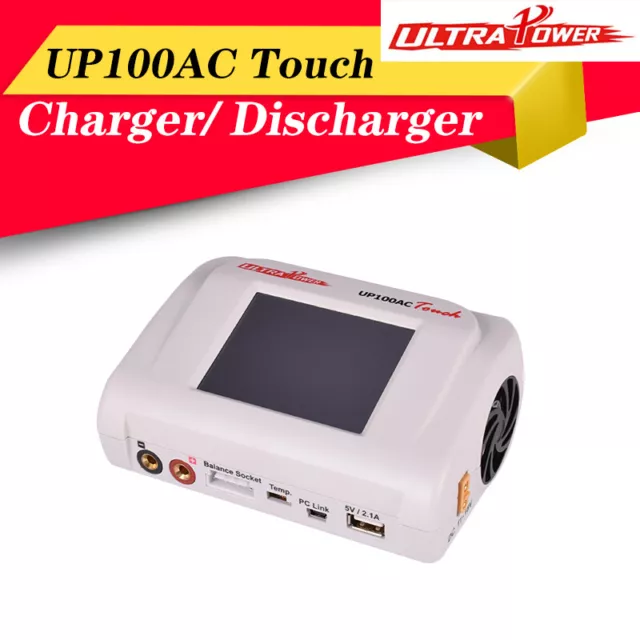 UltraPower UP100AC Touch AC/DC Balance Charger 100W/ 10A 100-240V with EU Plug