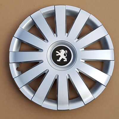 Brand new silver 15" wheel trims to fit Peugeot 207 (Quantity 4 )