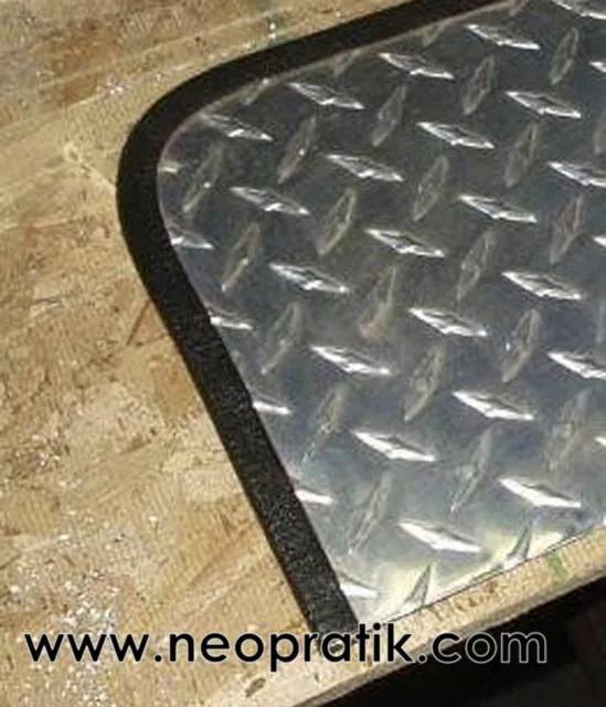 Pour vos bords de tôles verre acier fer : joint de protection en PVC Top Qualité