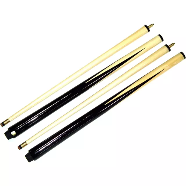 1-2 Piece 19oz 550g Hard Wood Snooker Cue Unisex Pool 57inch for Adults Beginner