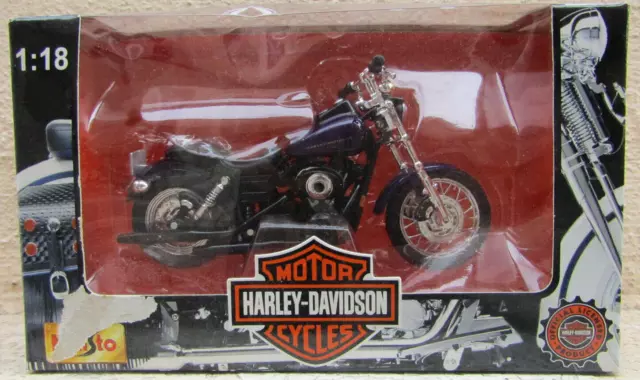 VEHICULE NEUF 1/18 MOTO HARLEY DAVIDSON 2000 FXDX - MAISTO (vendeur pro) 2