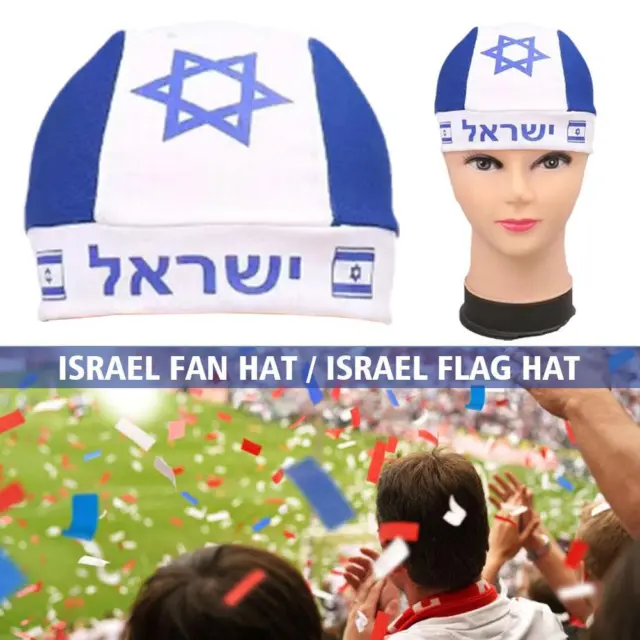 Israel Flagge Mütze Strick Kappe Neu P5