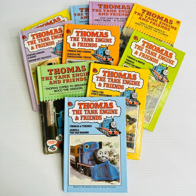 VINTAGE THOMAS THE Tank Engine and Friends 1980s 90’s Ladybird HC Books ...