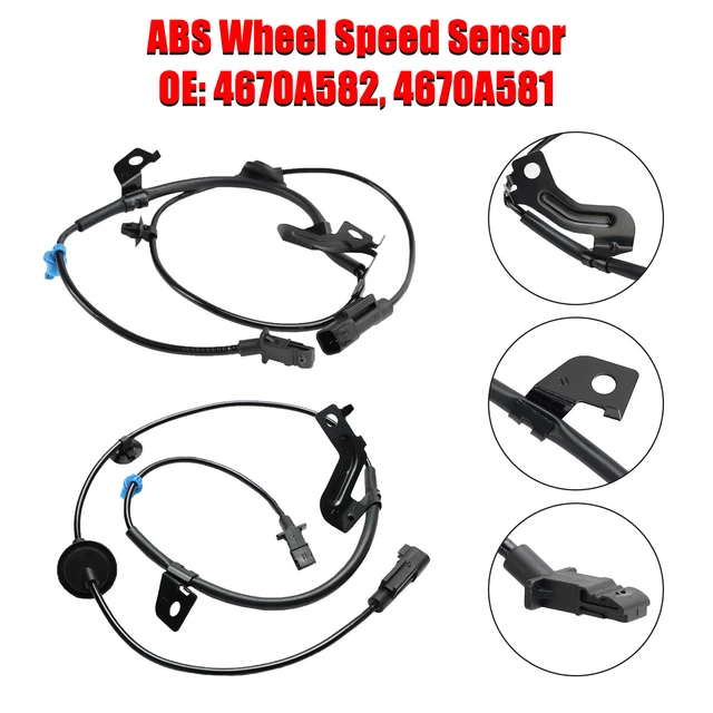 thumbnail image 2 of 2-Piece Rear Left & Right ABS Wheel Speed Sensor – For Ford Escape 2013-2019, Lincoln MKC FWD 2015-2019 2 of 6