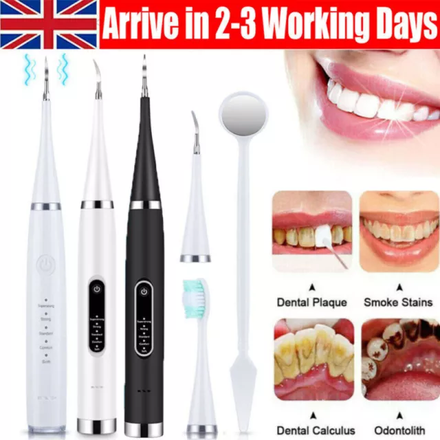 Ultrasonic Dental Scaler Electric Tooth Cleaner Calculus Remover Teeth Whitening