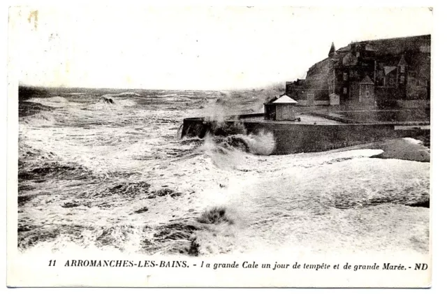 (S-101976) FRANCE - 14 - ARROMANCHES LES BAINS CPA      N.D. ed.