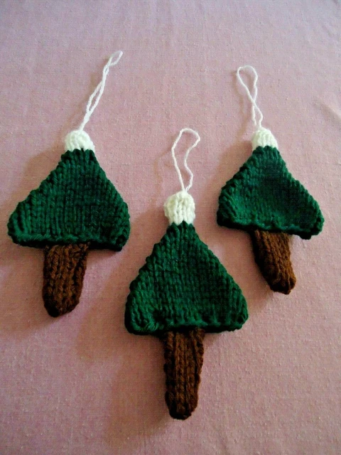 Décoration De Noël à Suspendre - Lot De 3 Sapins En Acrylique Multicolore - 14 Cm De Hauteur