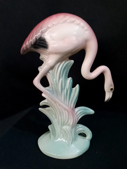 Brad Keeler Flamingos, 1940's or 50's, Art Deco stamped & numbered .