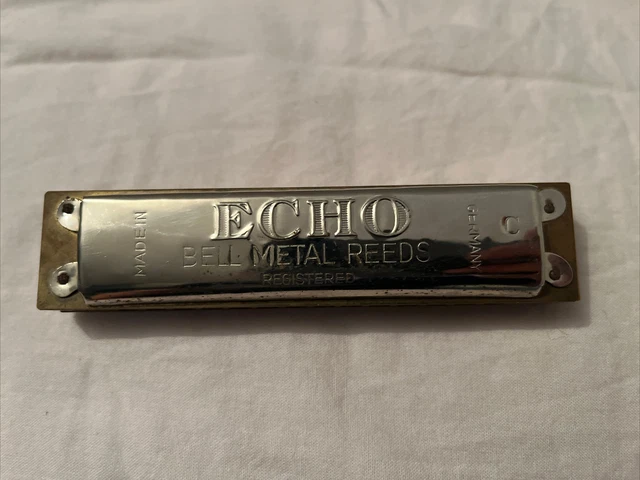 HARMONICA hohner echo bell metal reeds