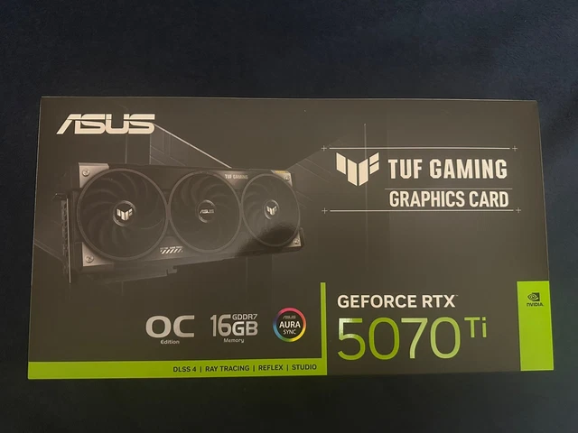 ASUS TUF Gaming AMD RX 9070 OC Edition, Scheda Grafica 16 GB GDDR6, 256 Bit, PCIe 5.0, 1 HDMI 2.1, 3 DisplayPort 2.1, Software GPU Tweak III, Nero, TUF RX9070 O16G GAMING