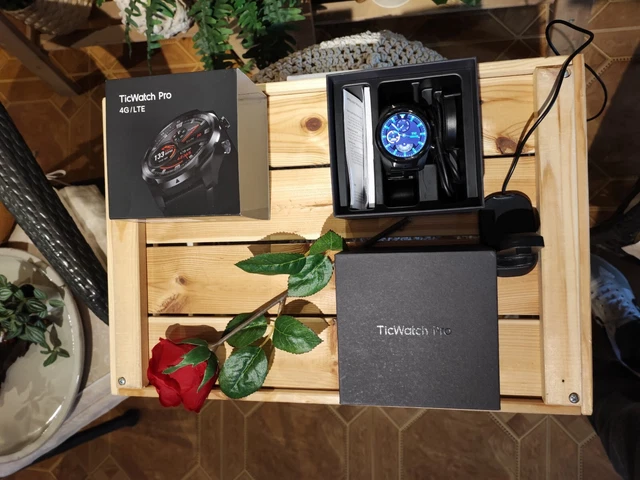 TicWatch Pro 4G LTE Cellular Smartwatch GPS NFC Wear OS by Google