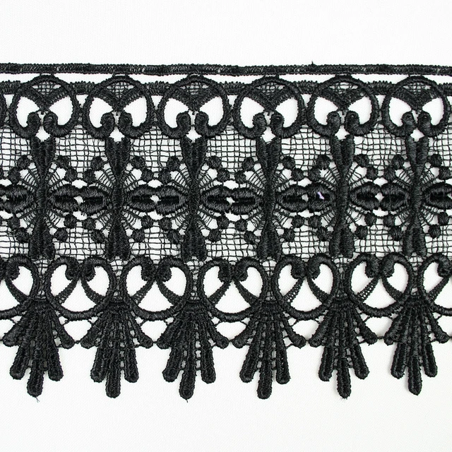 4.75" Wide 19 Colors Floral Scalloped Venice Lace Trim Guipure Trimming By Yard